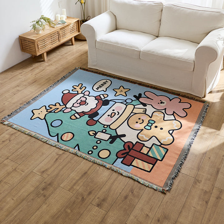 Festliches Feiertags-Motiv-Wurfdecke