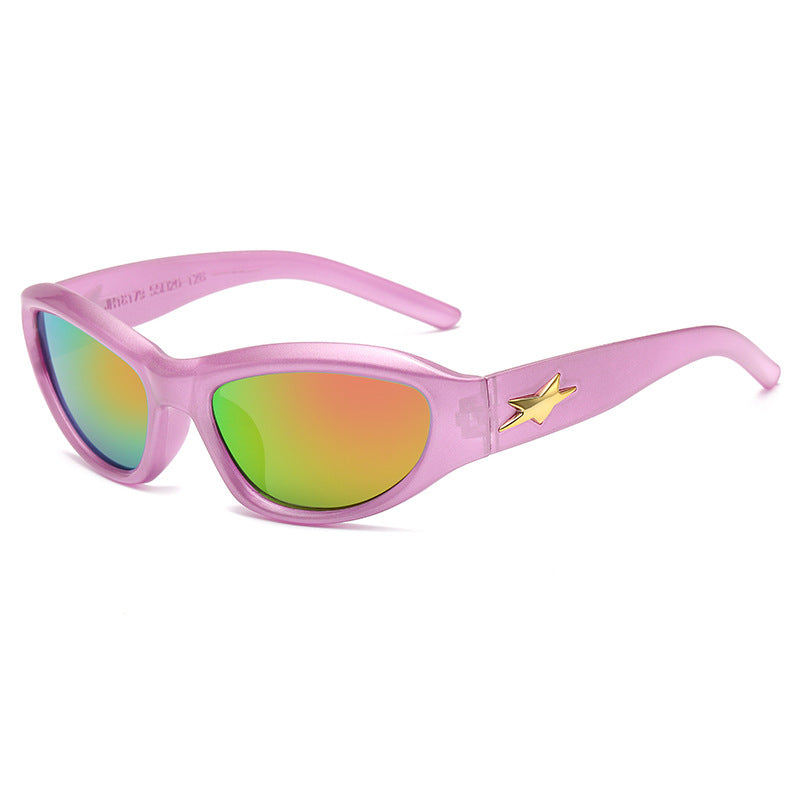 Damen modische Sonnenbrille mit stylischem Cat-Eye Design Karnz