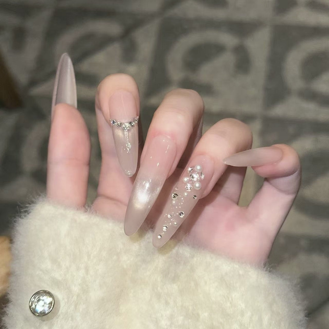 Dekoratives Press-On Nagelset Karnz