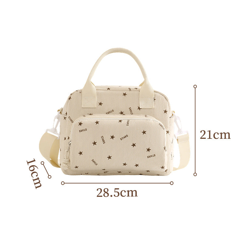 Süße Kirschenmotiv Isolierte Lunch Tasche Karnz