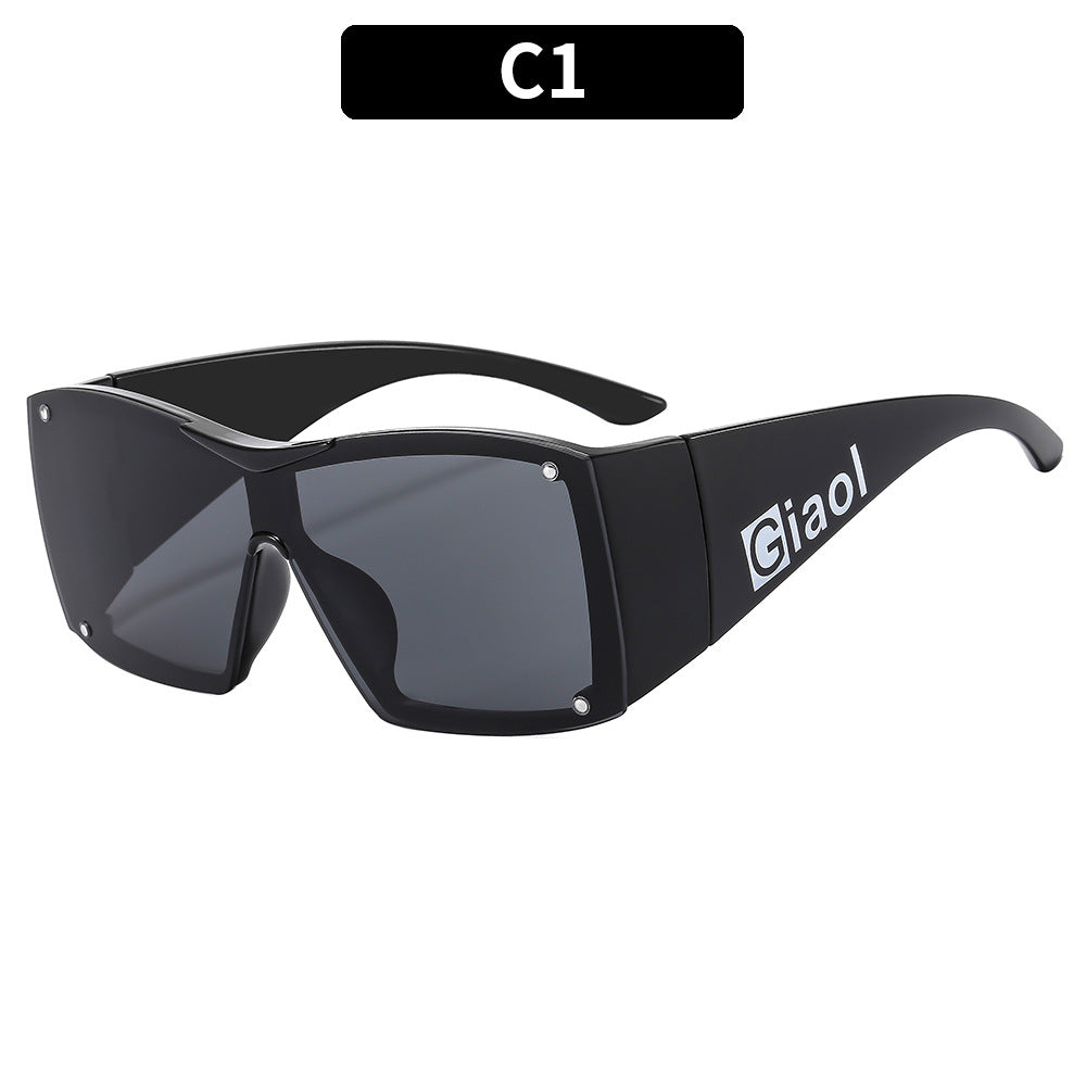 Bold Übergroße Schild Sonnenbrille