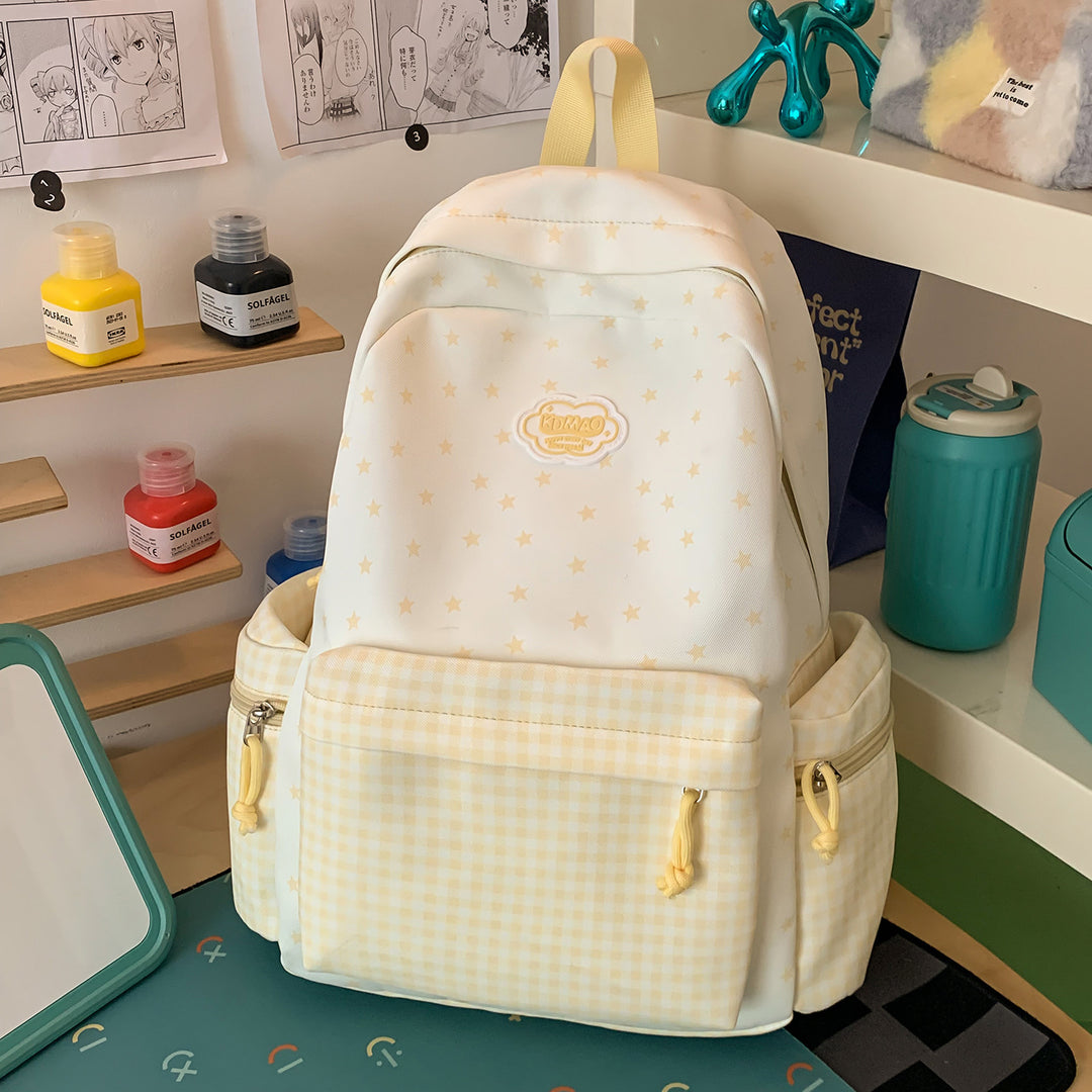 Stylischer Sternen-Print Rucksack Karnz