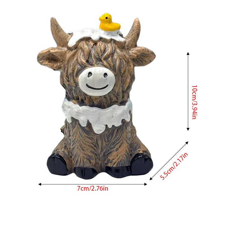 Dekorative Ferkel Figur Karnz