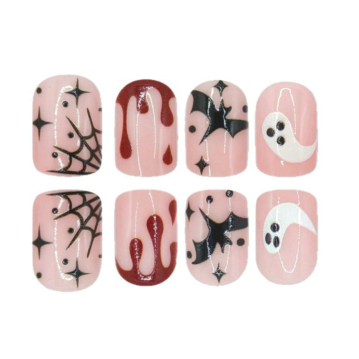 Künstlerische Halloween-Themen Nagelkunst Karnz