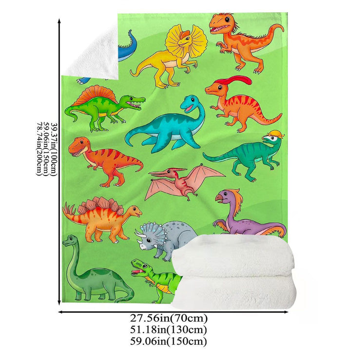Dinosaur-Themen Plüsch-Wurfdecke