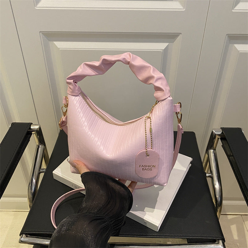 Rippstruktur Schultertasche Karnz