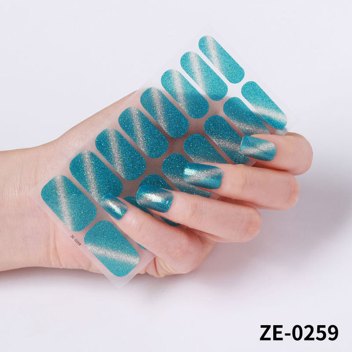 Glitzerverlauf Nagelüberzüge