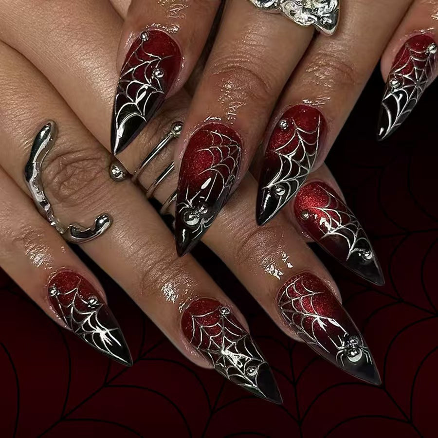 Halloween-Themen Presse-Nagelkunst