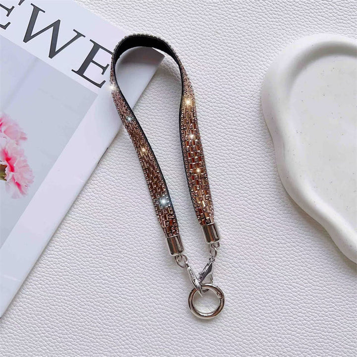 Dekorativer Strass-Handy-Lanyard Karnz