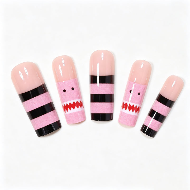 Verspielte Cartoon-Themen-Nagelwraps Karnz