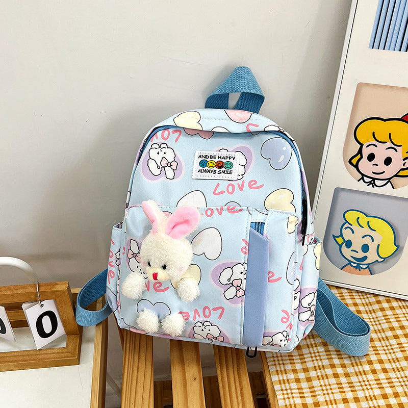 Süßes Plüsch-Hase-Themen Mini-Rucksack Karnz