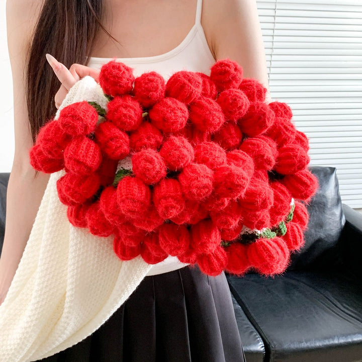 Floraler Strick