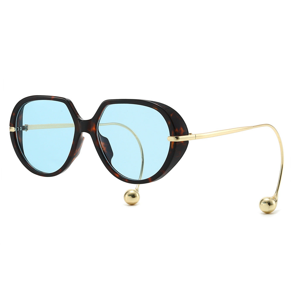 Hochwertige Fashion Shield Sonnenbrille Karnz