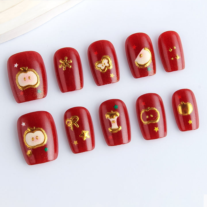 Festliches Themen-Press-On-Nagelset Karnz 1787542947