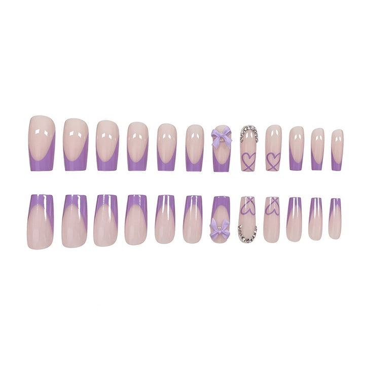 Elegantes Press-On-Nagel-Set Karnz