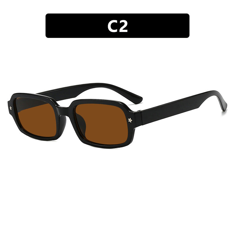 Damen modische Rechtecksonnenbrille mit herausragendem Design und schützendem UV-Filter Karnz