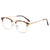 Damen modische Brille im eleganten quadratischen Design Karnz