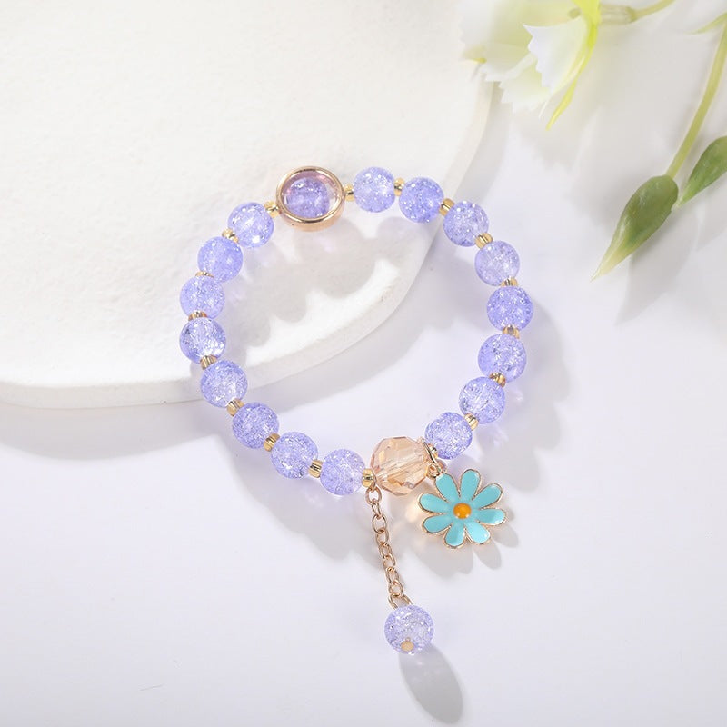 Elegantes Armband mit Blumenanhänger Karnz