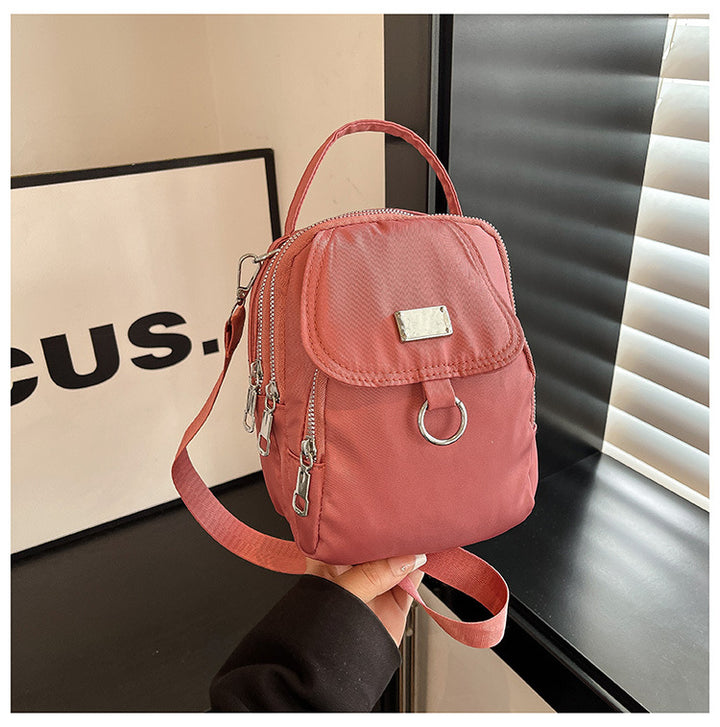 Kompakte Mini-Rucksack mit mehreren Taschen