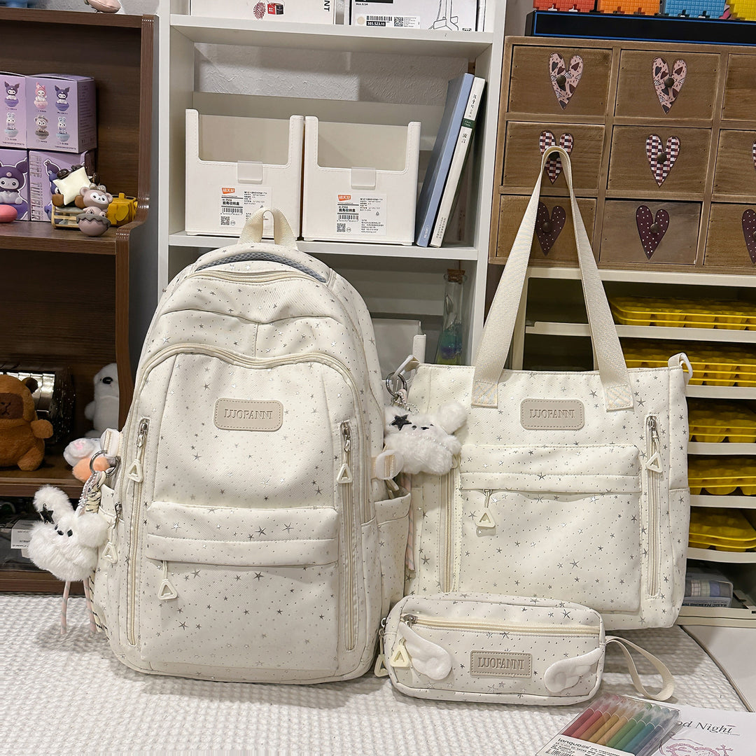 Stern-gedruckter Multi-Taschen Rucksack Karnz