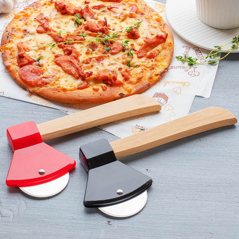 Pizzaschneider mit Ergonomischem Holzgriff Karnz