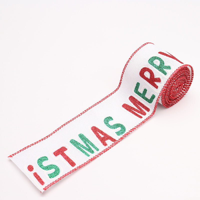 Dekorativer Weihnachtsmotiv Geschenkbänder Karnz