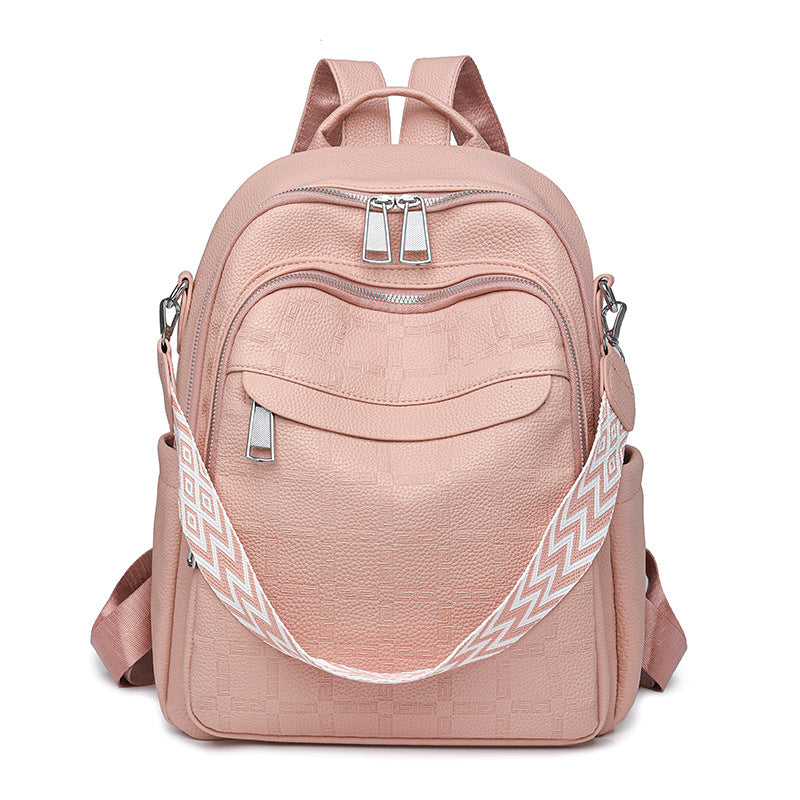 Vielseitiger Texturierter Rucksack mit mehreren Compartts Karnz