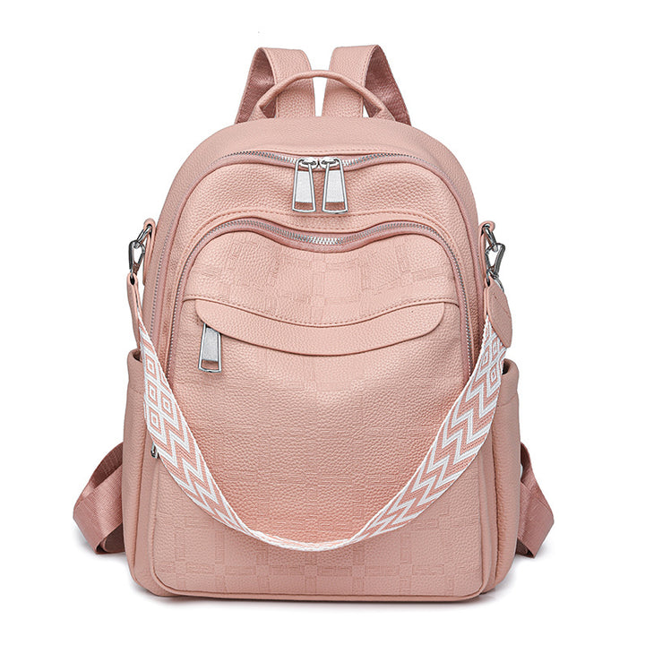 Vielseitiger Texturierter Rucksack mit mehreren Compartts Karnz