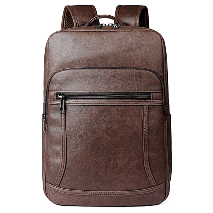 Eleganter professioneller Leder-Laptop-Rucksack Karnz