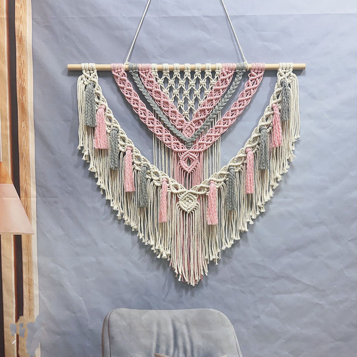 Macramé Wandkunst Karnz