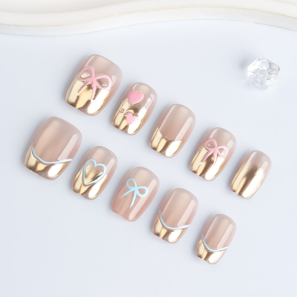 Premium Dekorative Press-On Nagelkunst Karnz