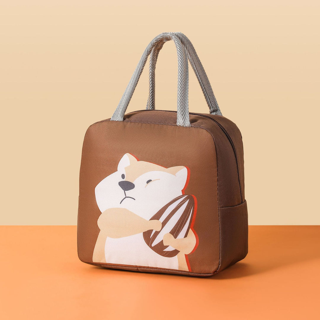 Süßes Tier Isolierte Lunch Tasche Karnz