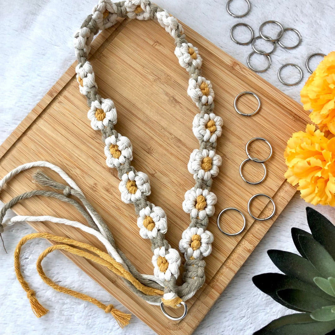 Macrame Blumenkrone Karnz