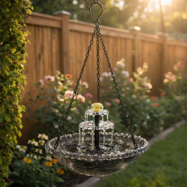 Dekorative Hängende Vogelbadewanne Brunnen Karnz