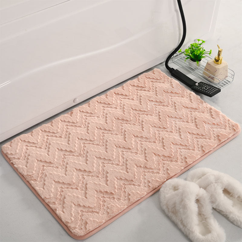 Chevron-Muster Anti-Rutsch Badematte