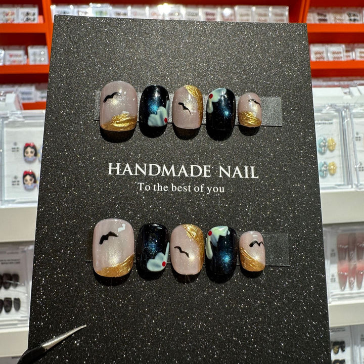 Künstlerisches handgemachtes Nagelkunstset
