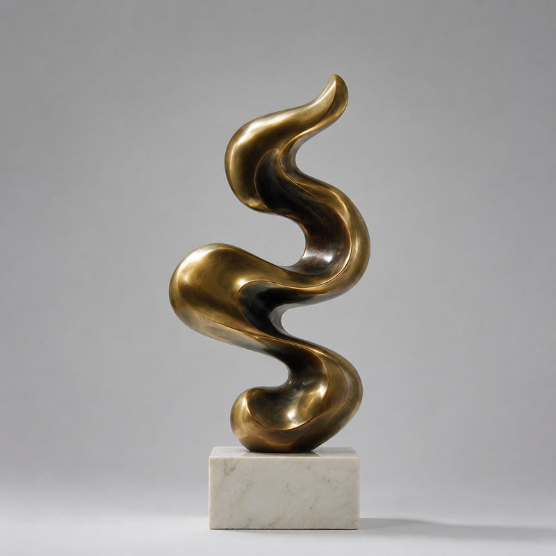 Moderne abstrakte dekorative Skulptur