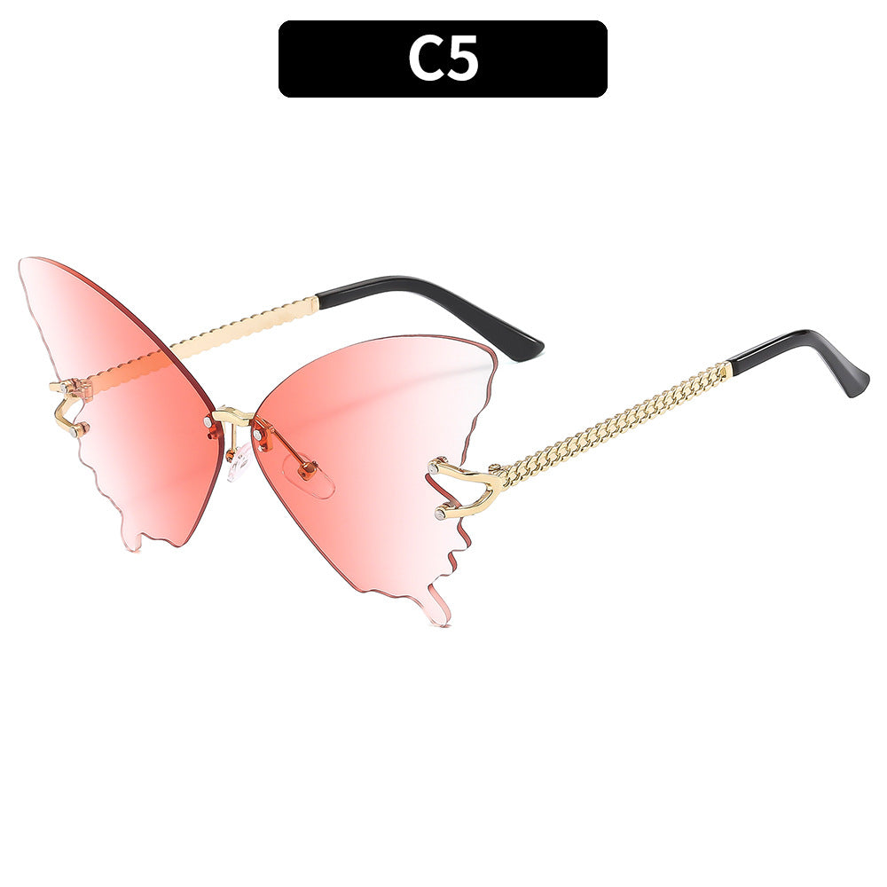 Modische Schmetterlingsförmige Sonnenbrille