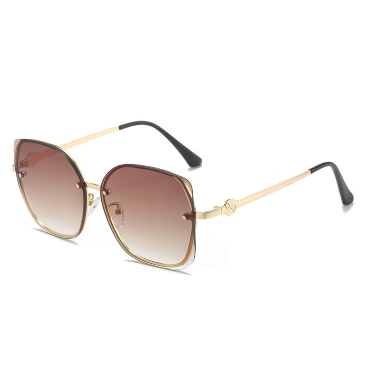 Bold Übergroße Geometrische Sonnenbrille Karnz