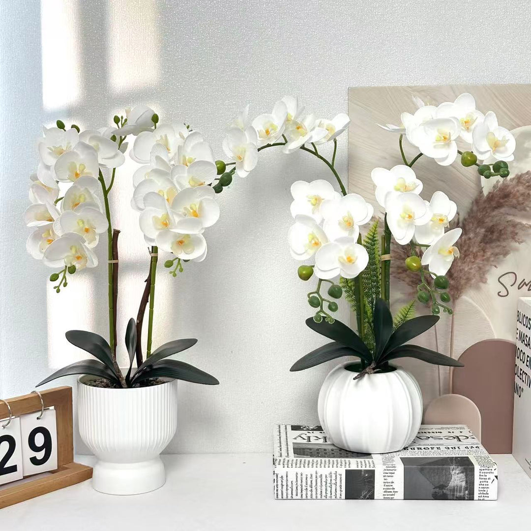 Elegante Künstliche Orchideenarrangement 1790480671 für Wohnkultur