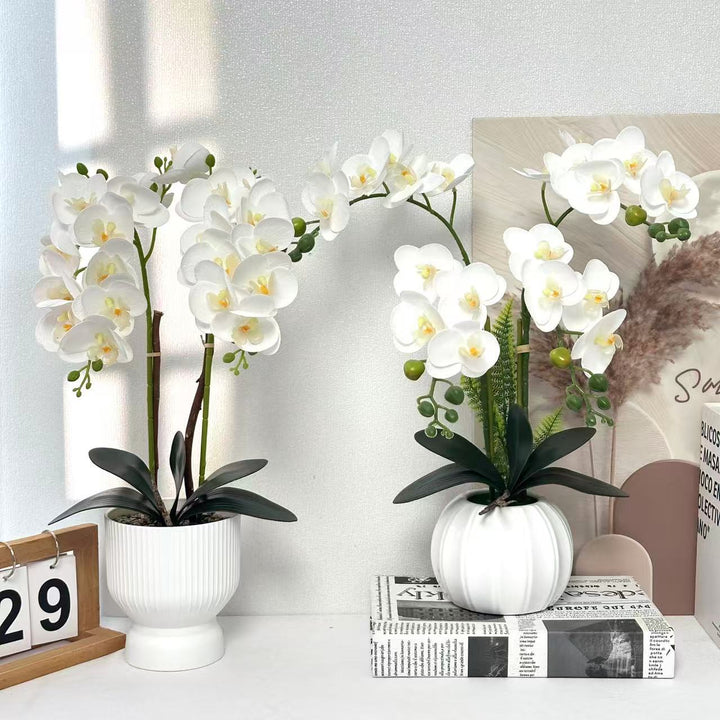 Elegante Künstliche Orchideenarrangement 1790480671 für Wohnkultur