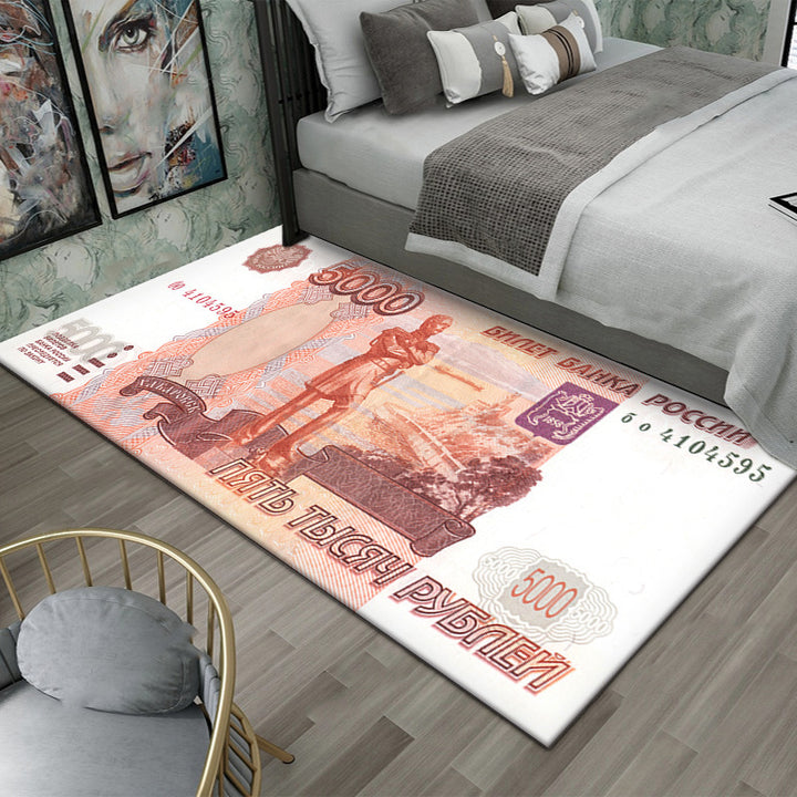 Dekorativer Euro-Banknoten-Teppich