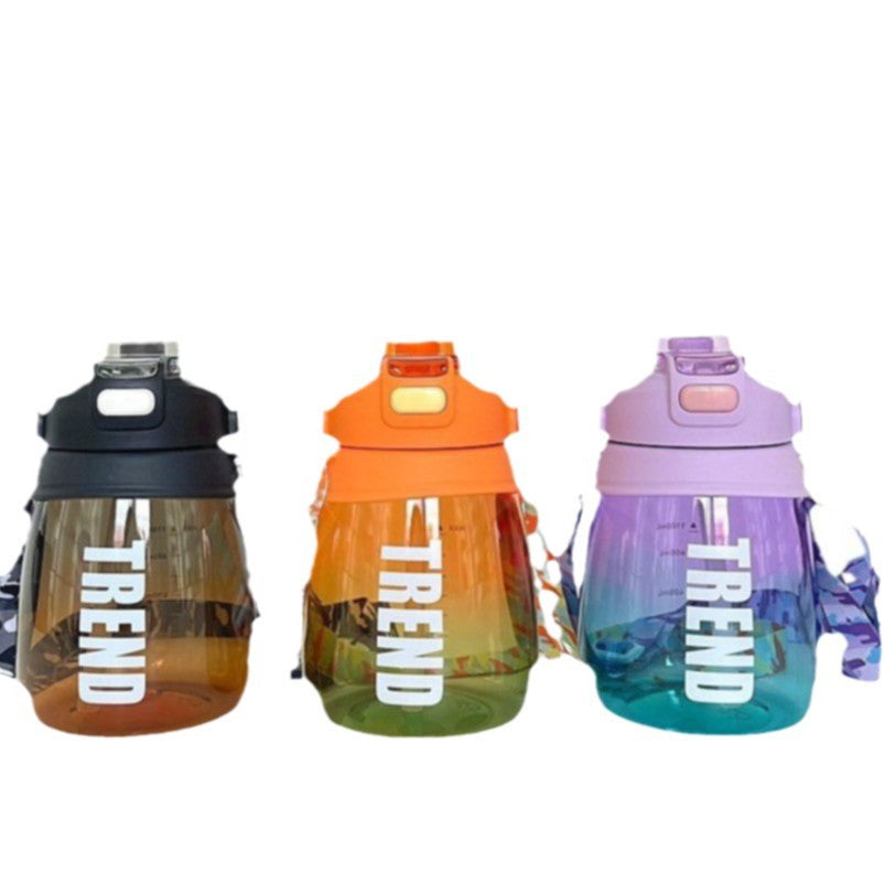 Damen multifunktionale Trinkflasche mit Sicherheitsverschluss und ergonomischem Tragegriff Karnz