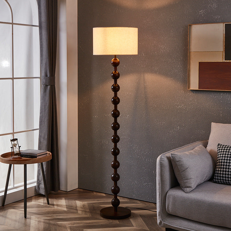 Zeitgenössische Holz-Stehlampe