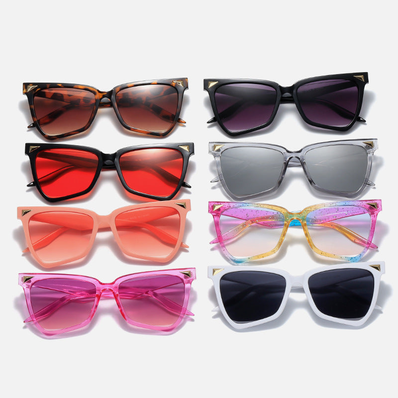 Damen Modische Sonnenbrille im Leopardenmuster Karnz