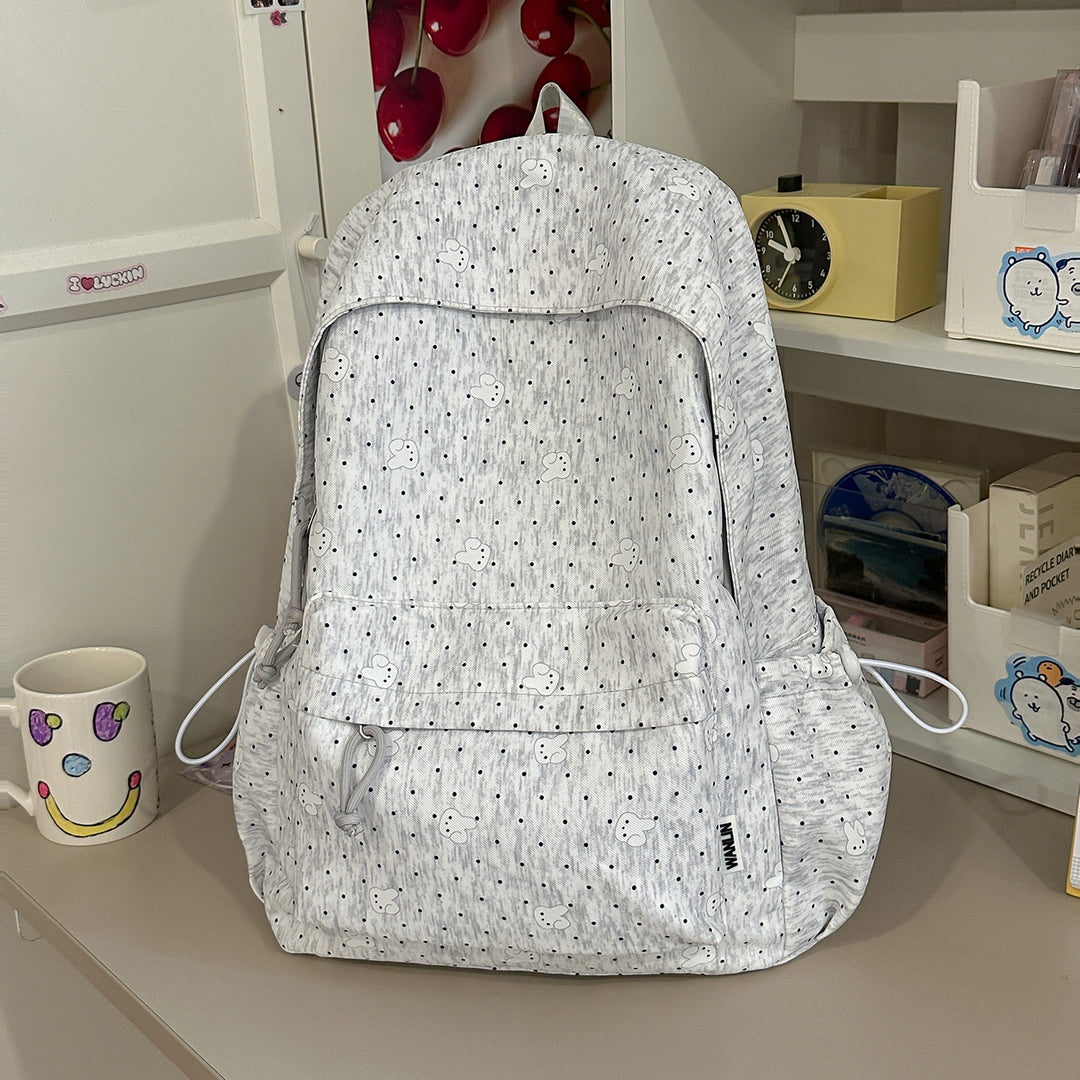 Leichte Polka Dot Freizeit-Rucksack Karnz