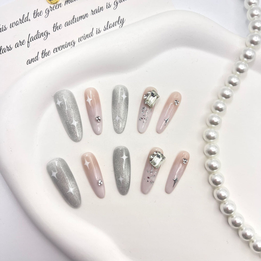 Glitzerndes Nagelkunst-Design-Set