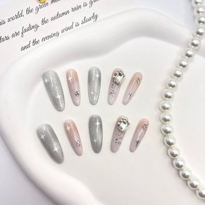 Glitzerndes Nagelkunst-Design-Set