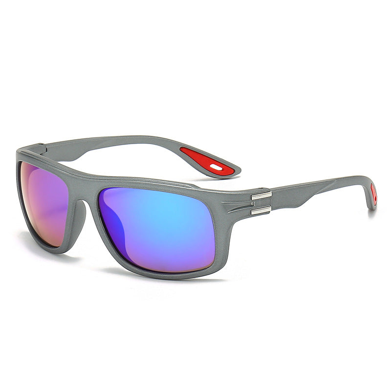 Herren Sportliche Sonnenbrille mit polarisierten Gläsern und stoßfestem Rahmen Karnz