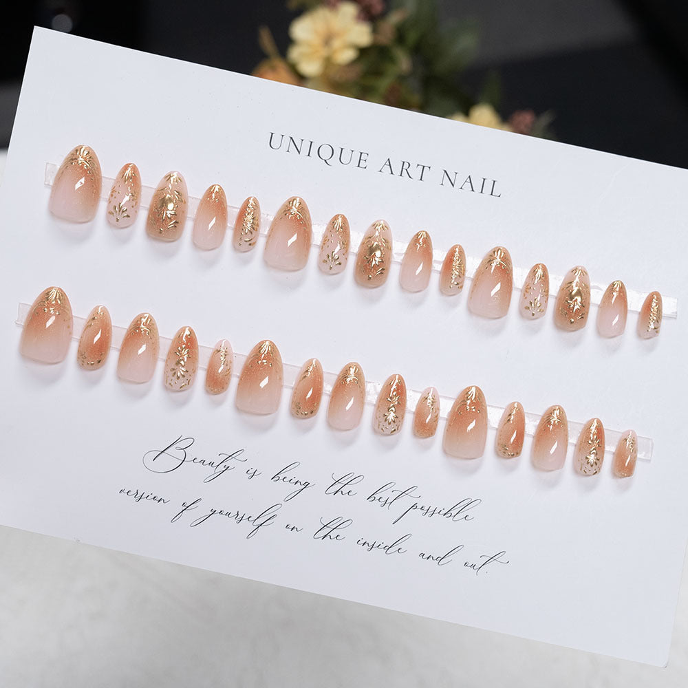 Künstlerisches Floral Nagelkunst Set